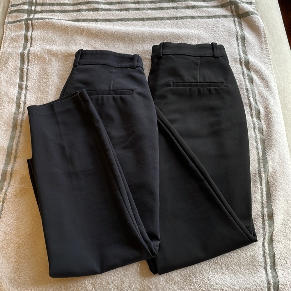 Lot of 2 pairs H&M slim fit trouser slacks size 4